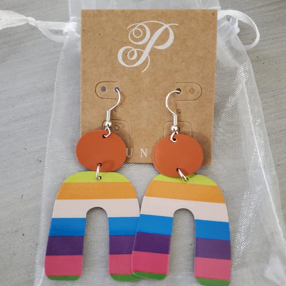 Plunder Rainbow Arch Earrings